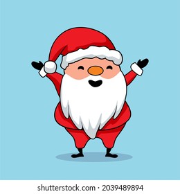 
Santa Claus Cartoon Christmas Illustration
