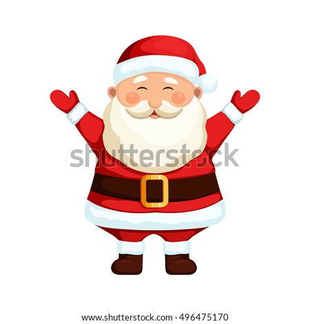 santa claus cartoon holiday character stock vector royalty free