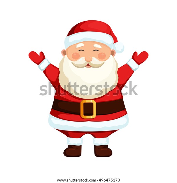 Santa Claus Cartoon Holiday Character Stock Vector Royalty