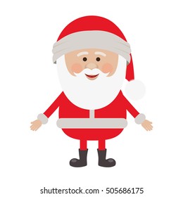 santa claus cartoon icon image 