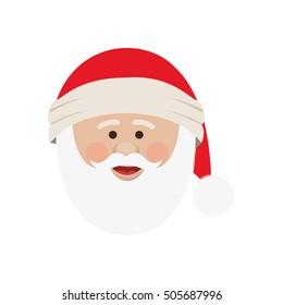 santa claus cartoon icon image 