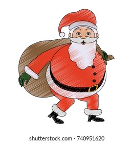 santa claus cartoon icon image