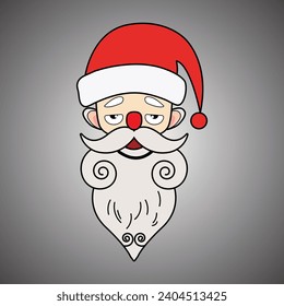 Santa Claus cartoon vector design