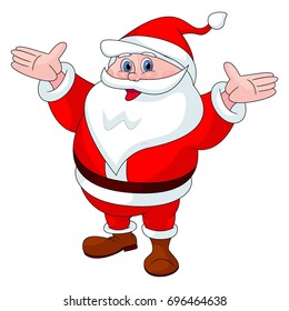 Santa Claus cartoon vector illustration