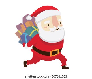 Santa Claus Character - Gift Box For Kids