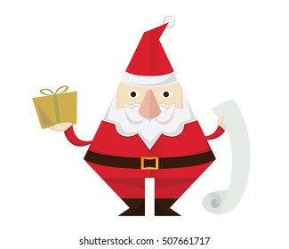 Santa Claus Character - The Gift Shopping List