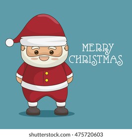 santa claus character  icon vector illustration design