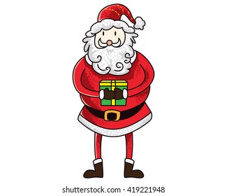 Santa Claus Character - Precious Gift Box