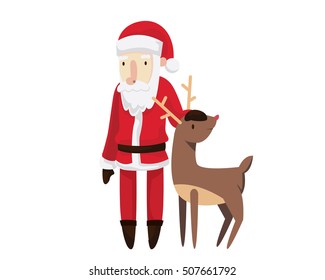 Santa Claus Character - Quality Time With Rudolph