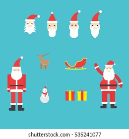 Santa claus character vector