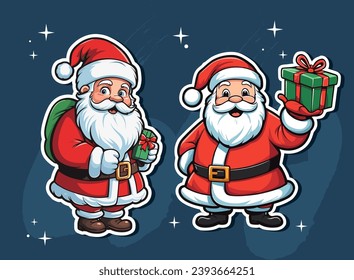 santa claus characters collection pack