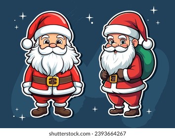 santa claus characters collection pack