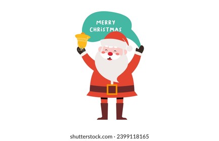 Santa claus characters collection vector