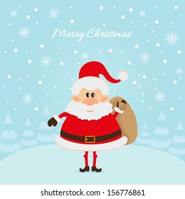Santa Claus The Christmas card