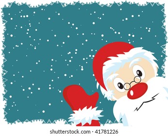 Santa Claus Christmas Card
