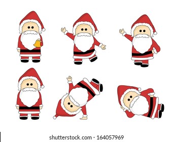 santa claus - christmas card, decorations and others