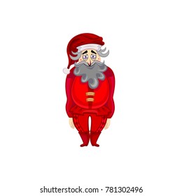 Santa Claus. Christmas character.