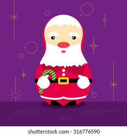 Santa Claus Christmas Character Design, illustration