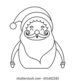 santa claus christmas character icon image 