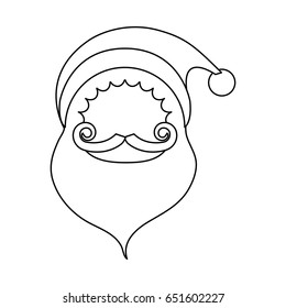 santa claus christmas character icon image 