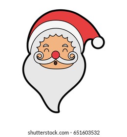 santa claus christmas character icon image 