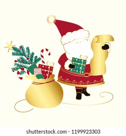 Santa Claus Christmas design vector