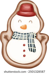 Santa Claus, Christmas elements, Christmas cookies