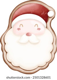 Santa Claus, Christmas elements, Christmas cookies