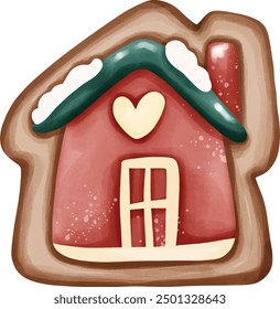 Santa Claus, Christmas elements, Christmas cookies