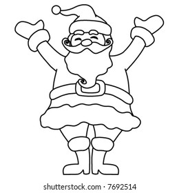 santa claus, christmas elements for design