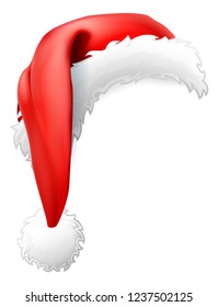  A Santa Claus Christmas hat cartoon design element graphic