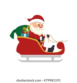 santa claus christmas icon