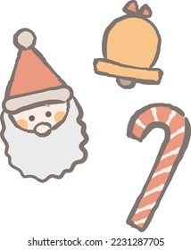 Santa Claus Christmas illustration sets