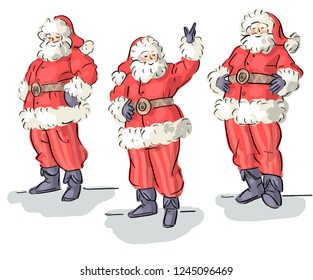 Santa Claus, Santa. Christmas, Merry Christmas, New year