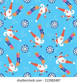 Santa Claus Christmas pattern