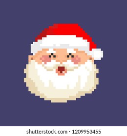 Santa Claus Christmas Pixel Art