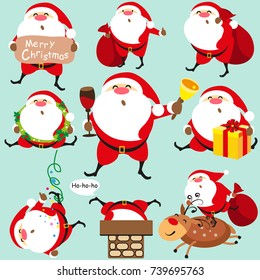 Santa Claus, Christmas set