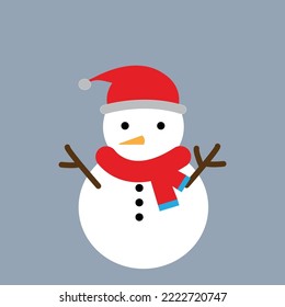 santa claus christmas snowman vector