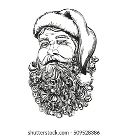 Hand Drawn Santa Claus Images Stock Photos Vectors Shutterstock