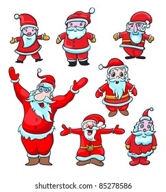 Santa Claus Christmas vector