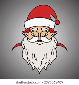 santa claus christmas vector graphics design