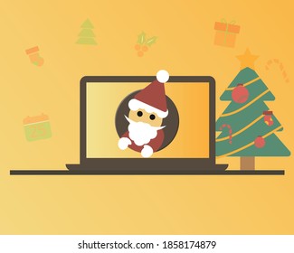 Santa Claus is coming out on Christmas day