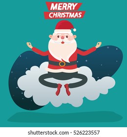 Santa claus concept design,clean vector