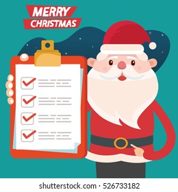 
Santa claus concept design,clean vector