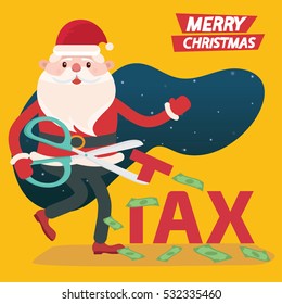 Santa claus concept design,clean vector
