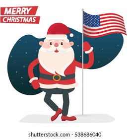 
Santa claus concept design,clean vector