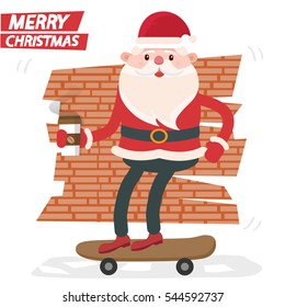 
Santa claus concept design,clean vector