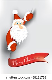 Santa Claus corner frame