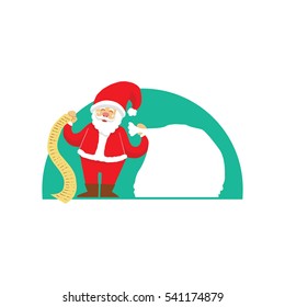 santa claus cute with note
Nice applied to greeting cards