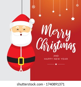 Santa claus decoration Merry Christmas